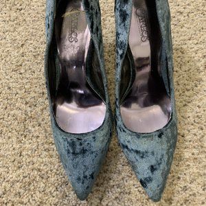 Carlos by Carlos Santana Blue Velvet Pump